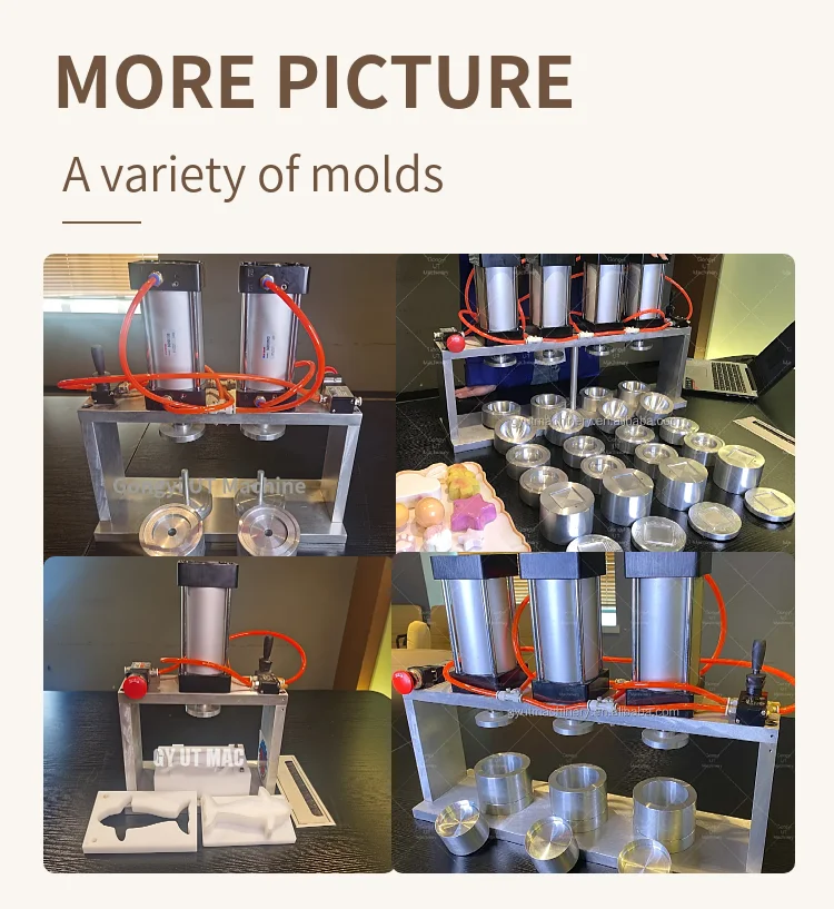 Automatic Bath Salt Ball Press Machine Hydraulic Bath Bomb Balls Press Machine High Productivity Shampoo Bar Making Machine