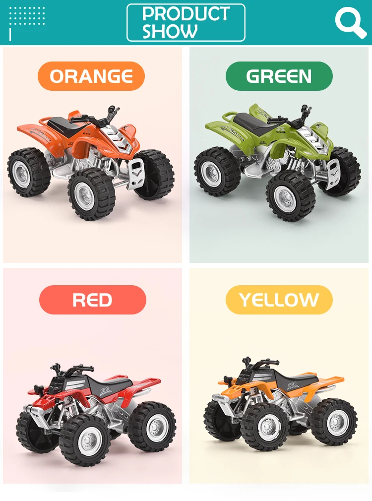 Alloy metal motorcycle model diecast toy vehicles mini pull back cars