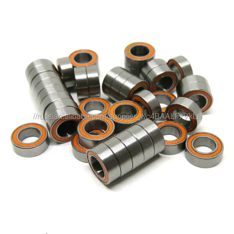 Рыболовные катушки SMR74C 2RS SMR74C 2OS нержавеющая сталь керамические гибридные оранжевые герметичные подшипники 4x7x2 5 мм