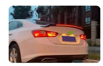 Для Chevrolet Malibu 2016-2021 черный с подсветкой/светодиодный задний спойлер багажника