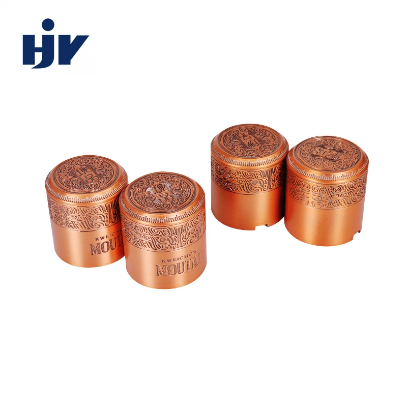 Factory Supply Luxury Top Cap Perfumes Lid Collar Resin Aluminium Perfume Bottle Cap