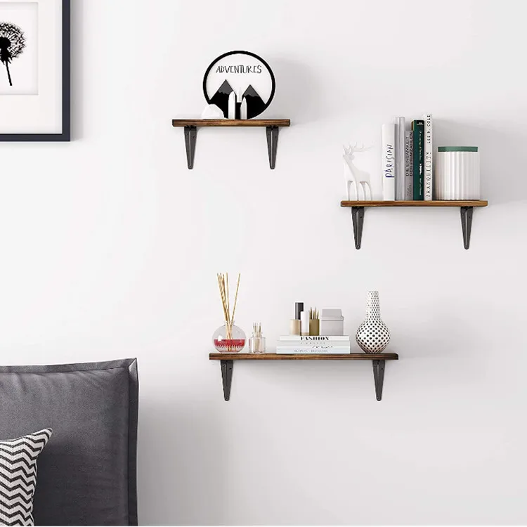 
Floating rustic wooden wall storage wall mountedwedding decoration wall 