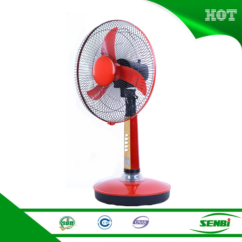 16' orignal 12v 15w home table fan royal dc solar energy light system