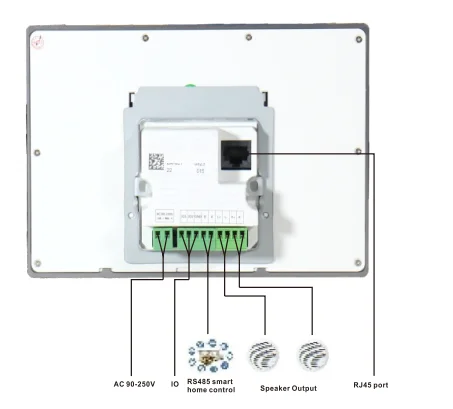 Мульти комнатный стерео Wi-Fi музыкальный сенсорный экран с синим зубом настенный усилитель для мобильного приложения пульт дистанционного управления умный дом аудио