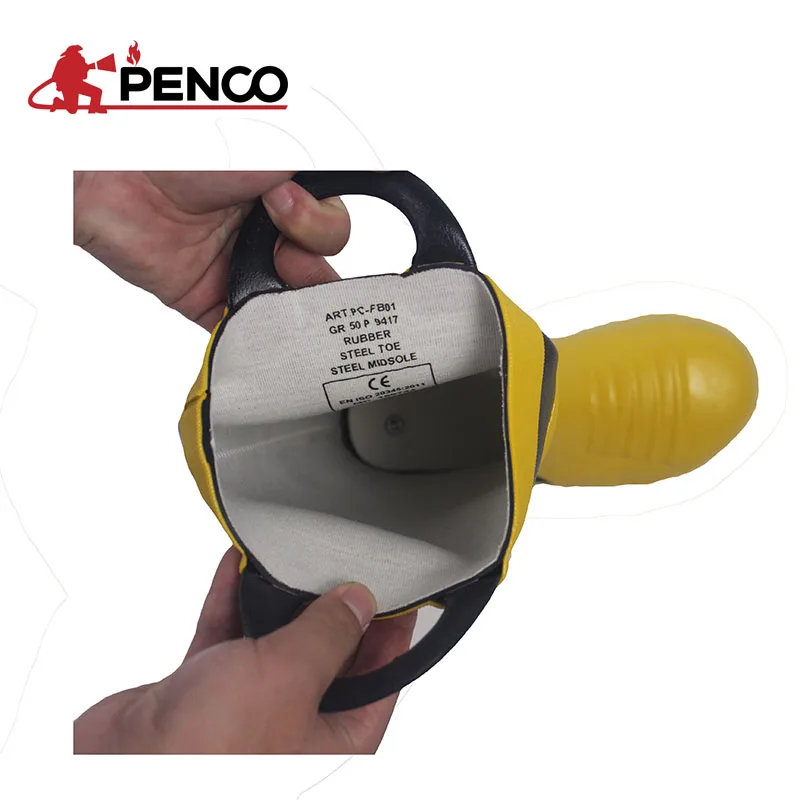 Professional fire resistant safety boots for firefighting