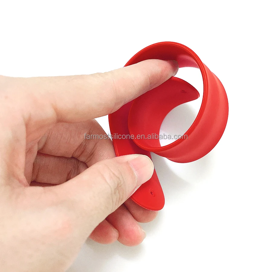Silicone Slap Bracelet Rubber Bracelet Slap Wrap Band Wristband Silicone Wrist Slap Bands