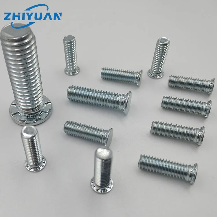 HFH HFHS High quality environmental protection panel fasteners high strength round head press riveting bolt Self clinching stud