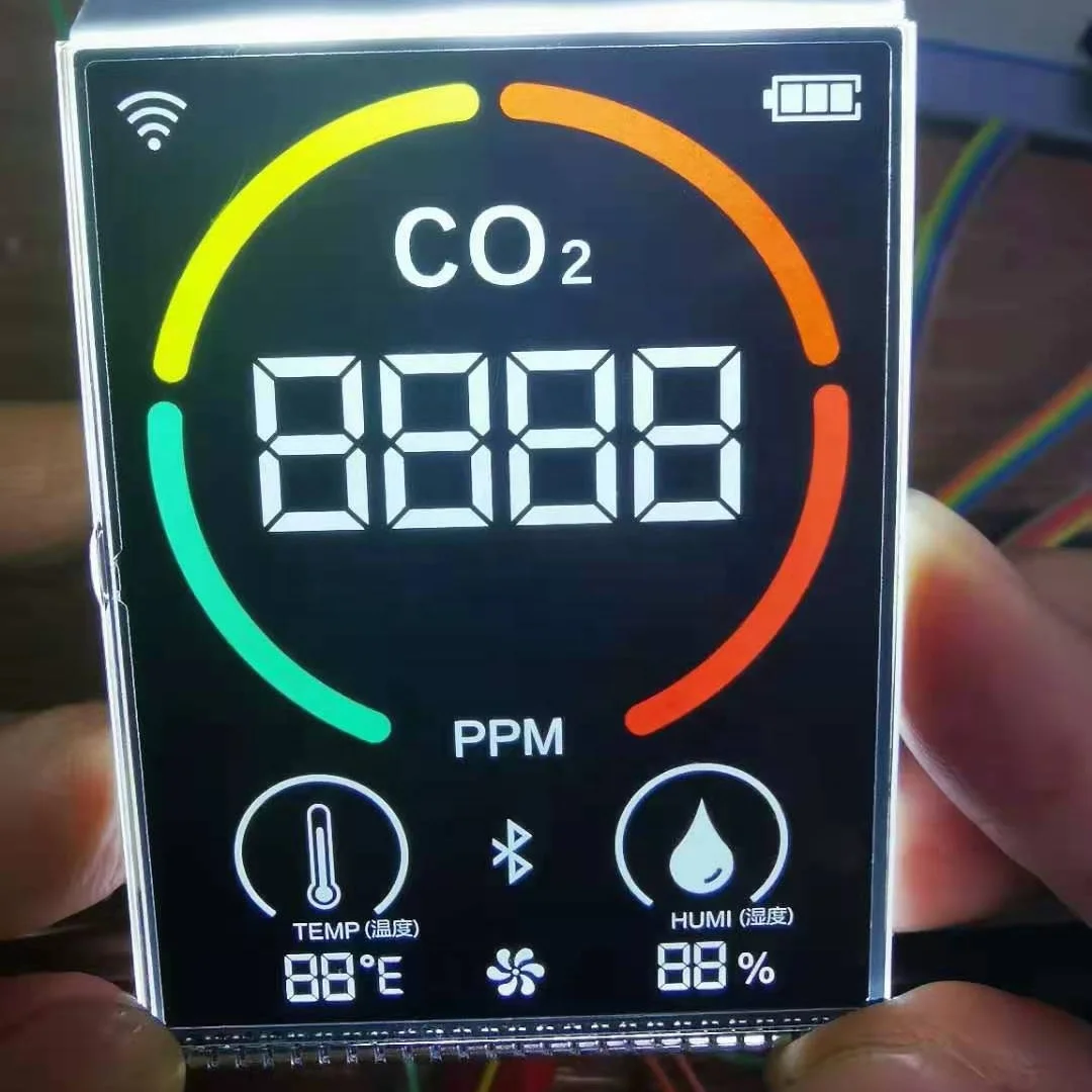 ЖК-панель с подсветкой для детектора CO2