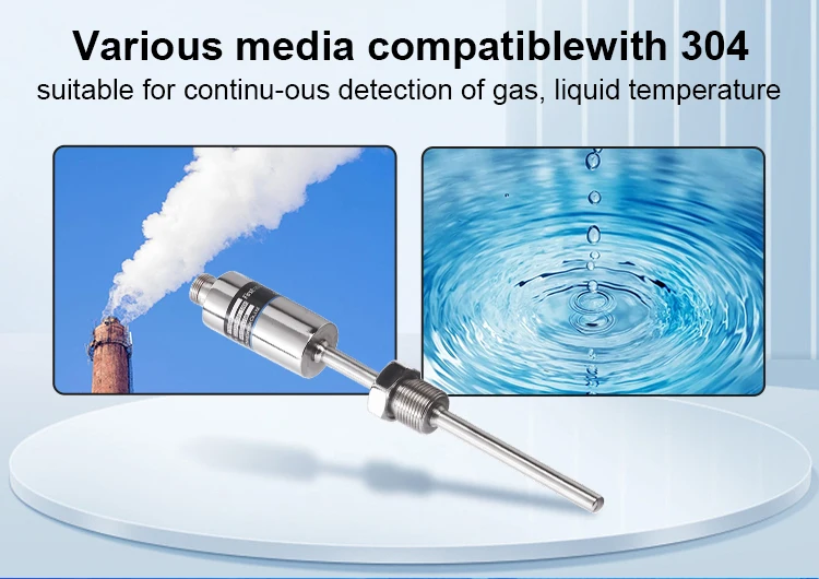 FST600-203 перворазрядные низкая цена 4-20mA 0-10В PT100 датчик температуры датчики