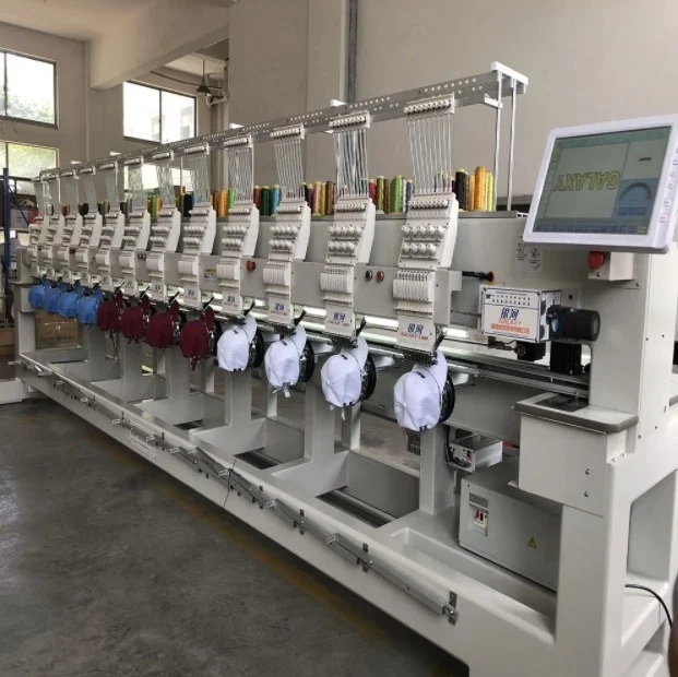 GALAXY HIGH SPEED 12 HEAD HAT / T-SHIRT EMBROIDERY MACHINE
