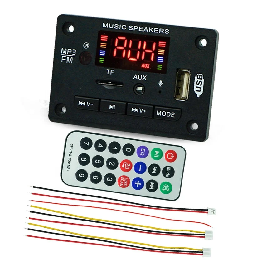 Dab синий зуб беспроводной BT плате схема MP3 плеер декодер FM радио USB комплект аудио модуль производитель PCBA 12V