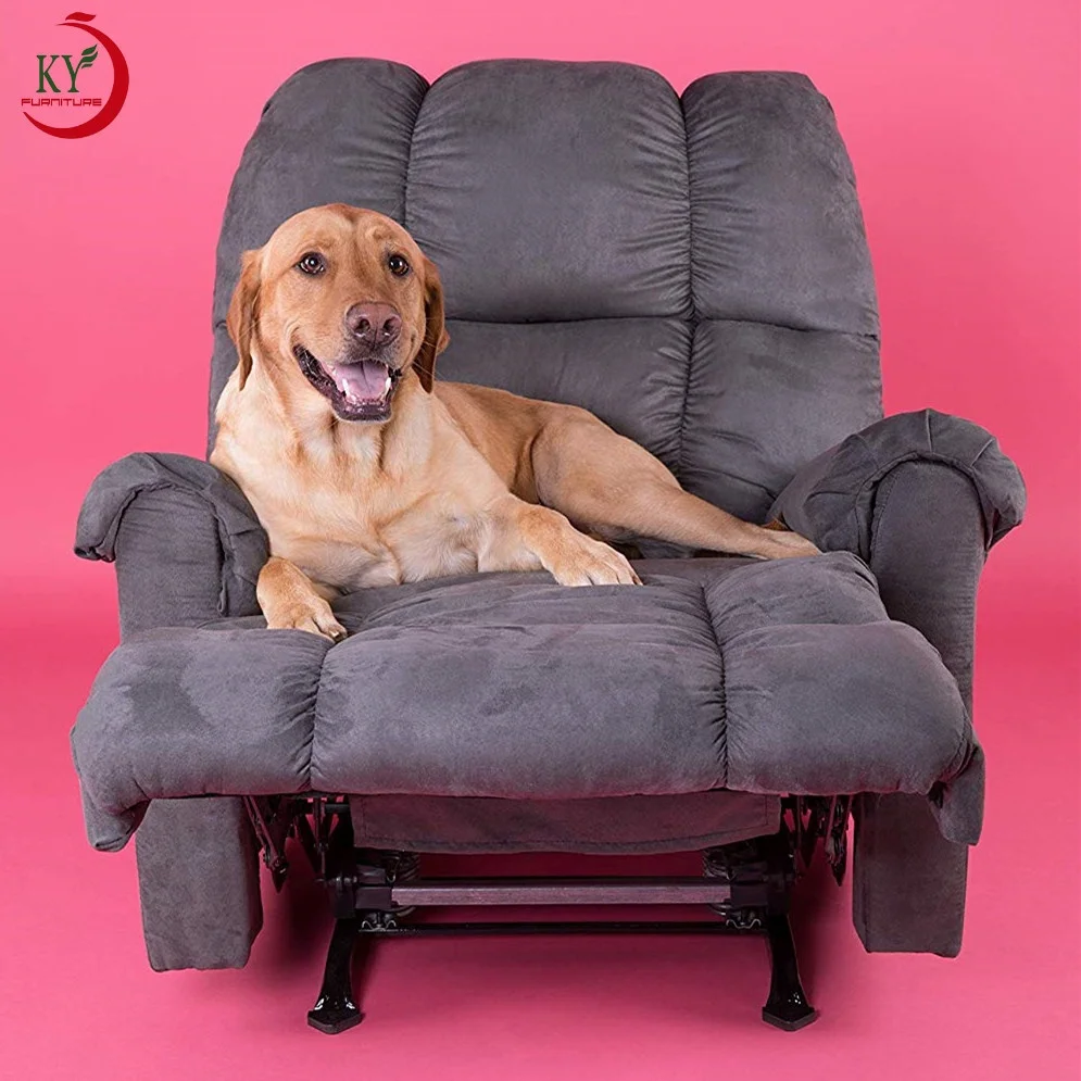 Geeksofa ZOY Super Big and Soft Single Seat Popular Power Big Recliner Chair with Wooden Handle