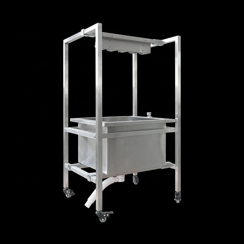 Portable Commercial Hospital Janitorial Unit Stainless Steel mop Sink