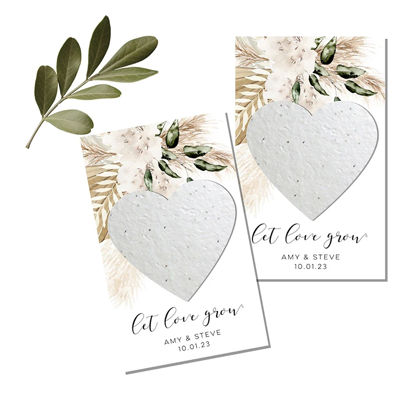 Креативные Рециркулированные тисненые бумажные свадебные пригласительные открытки ручной работы с тиснением логотипа с конвертом