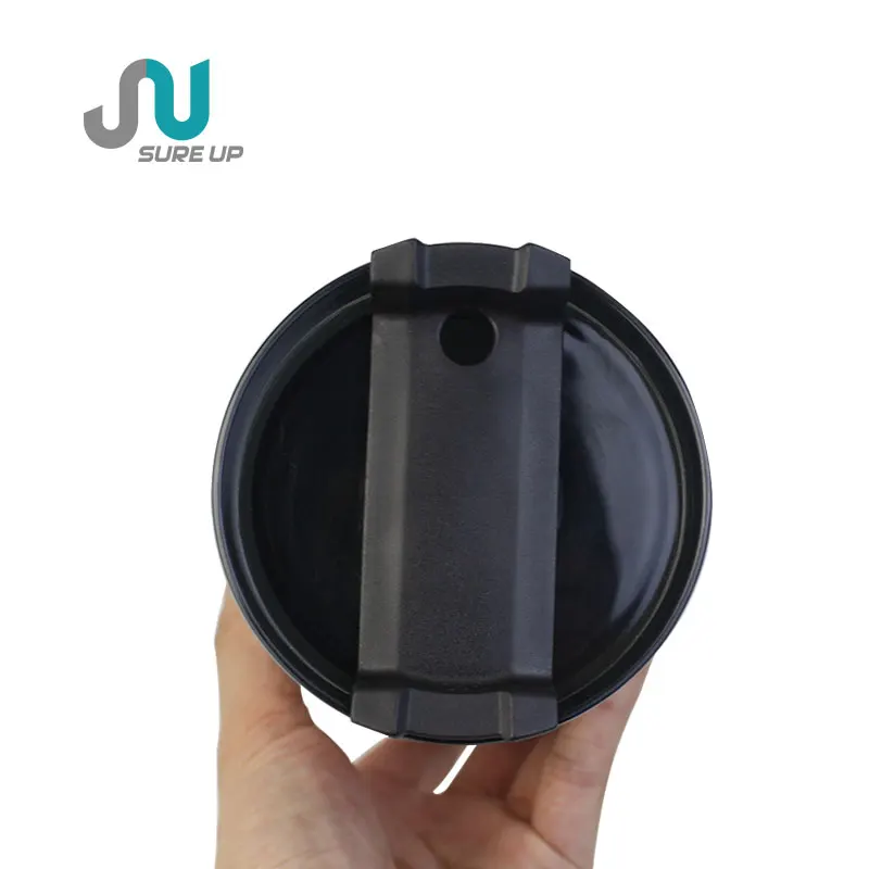 High Quality Powder Coated BPA Free Reusable Travel Coffee Mug Tumbler with Handle and Straw Lid Tumbler Car Cup Travel Cup