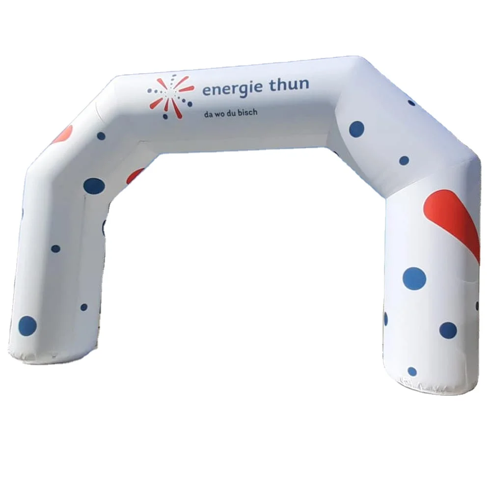 Aero 2022 White hot sale  Customized inflatable arch gate finish line start line for race inflatable angle arch