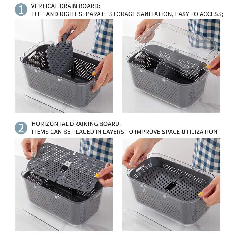 OOU Factory Direct Sale Multi-Function Handle 22 Pieces Set Vegetable Slicer And Chopper Cutter