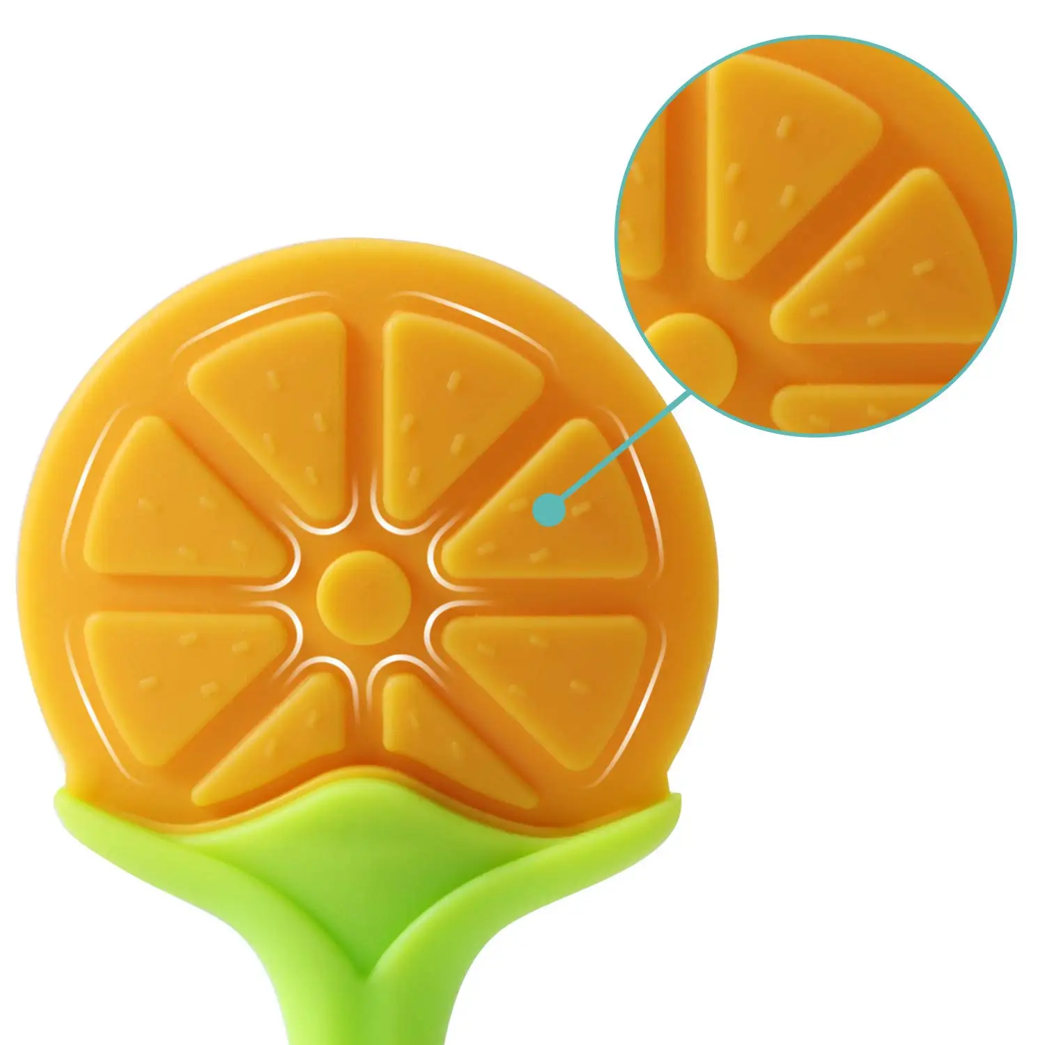 
Eco Friendly Soft Baby Teether Fruit Teething Toy Food Grade Approved Silicone Baby Teether Set 