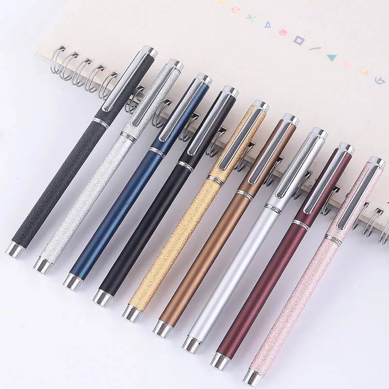  Best selling Metal Rollerball pen business custom logo gift Printing Gel for