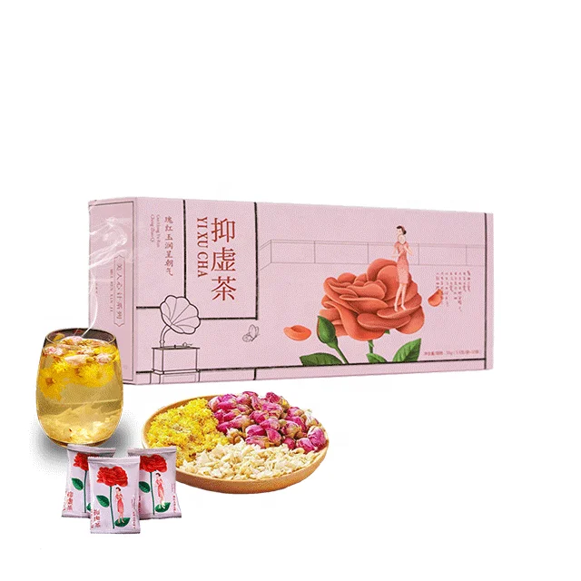 Dried Roses Chamomile Herbal Decrease Internal Heat Flavor Tea