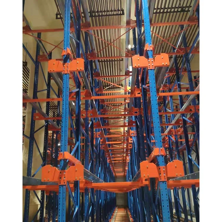 Warehouse Cold Storage Automated Shelving System Metal Steel High Quality Radio Shuttle Shelves