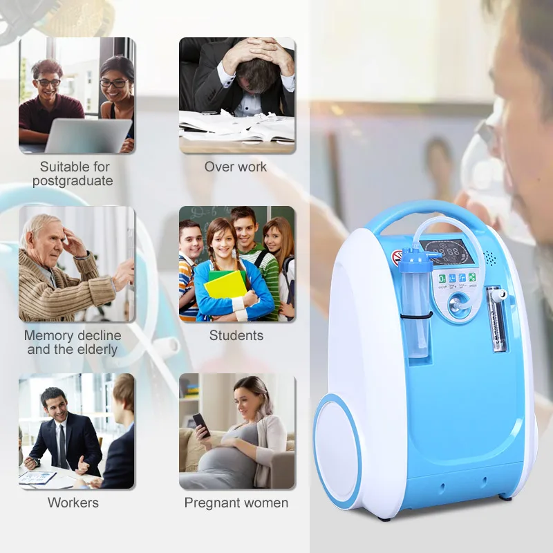 China Best Selling Medical 5 liter Oxygen Concentrators Peru/USA/Panama Import Oxygen-concentrator 5l Portable Oxygen Machine