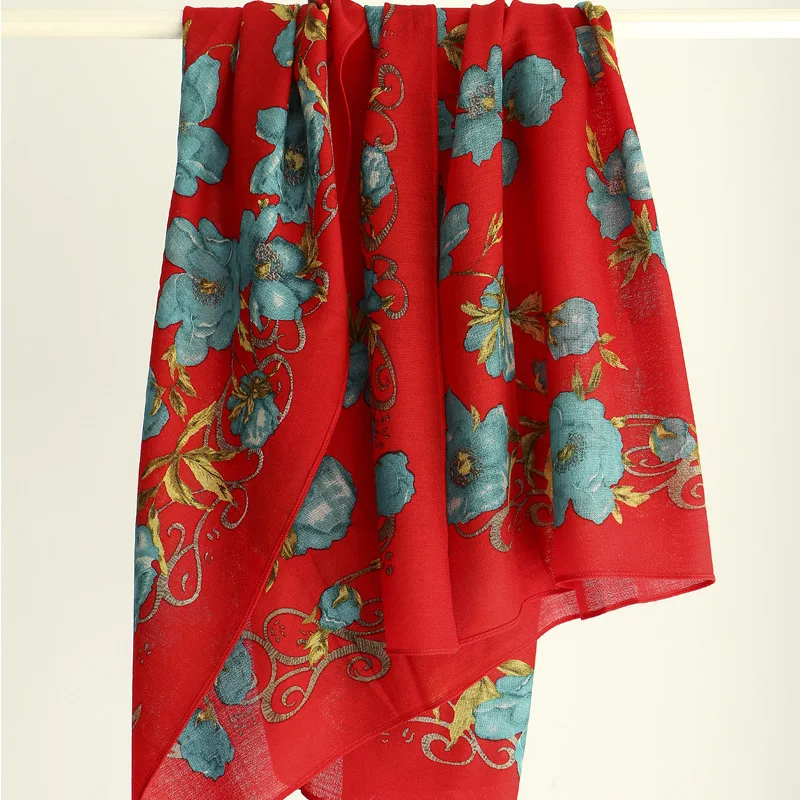 2024 Winter  Hot Inner Mongolia  Selling  Pashmina Ethnic Square 100% Wool Scarf for Women