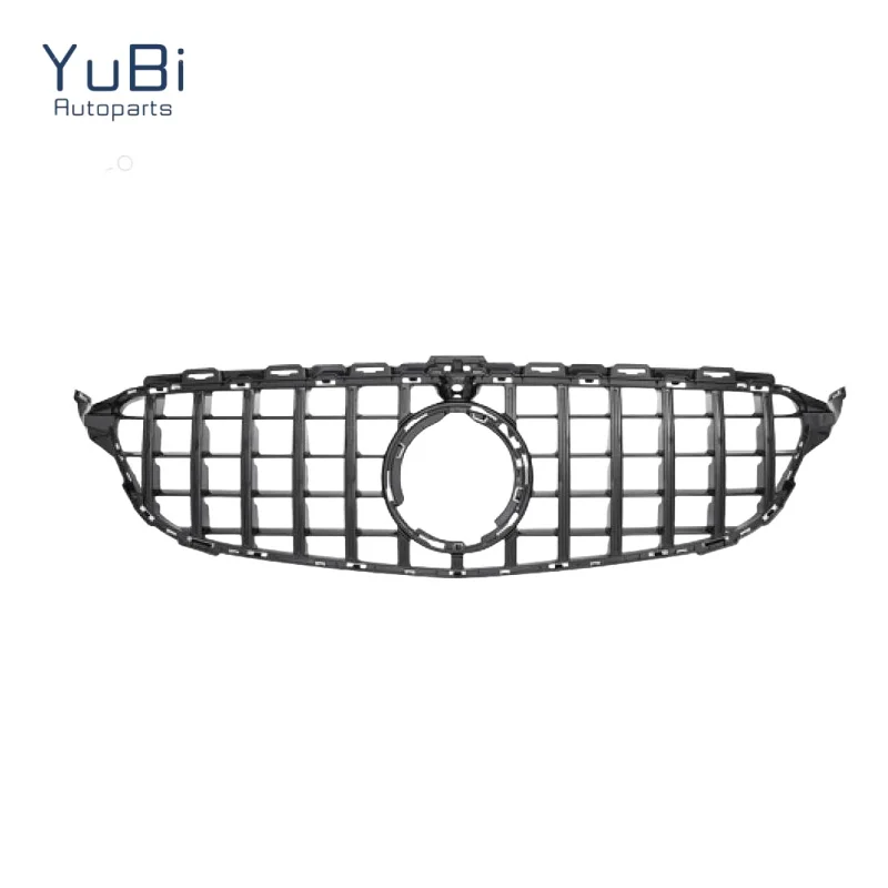 Grille  - GTR   BLACK   WITH    CAMERA    for  Benz   W205  C - class   2019-IN  year