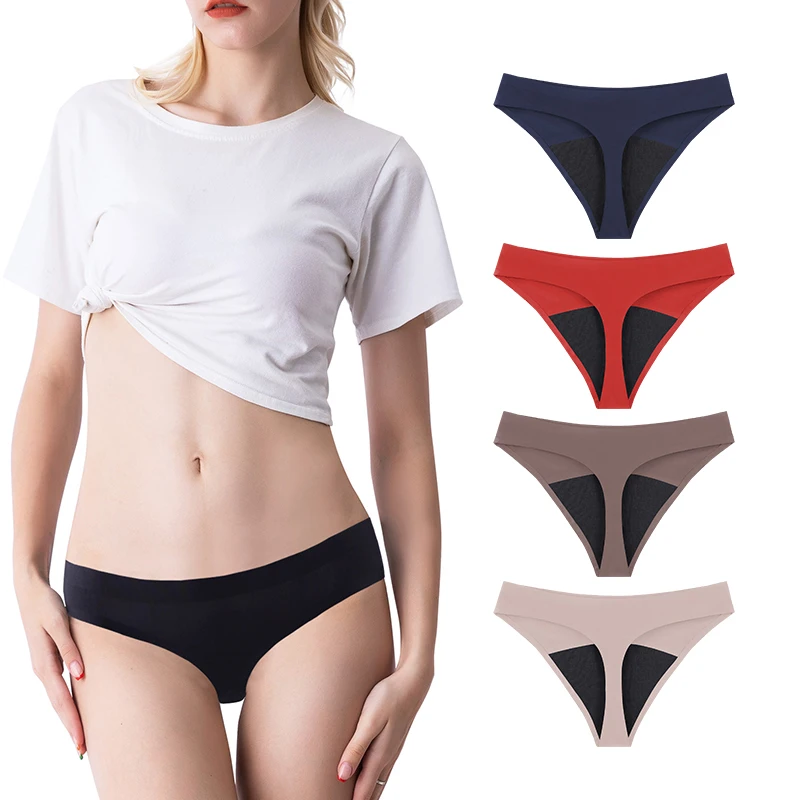 High Quality Women Four Layers Leak Proof Cotton Panties Menstrual Bragas Menstruales Period Panties