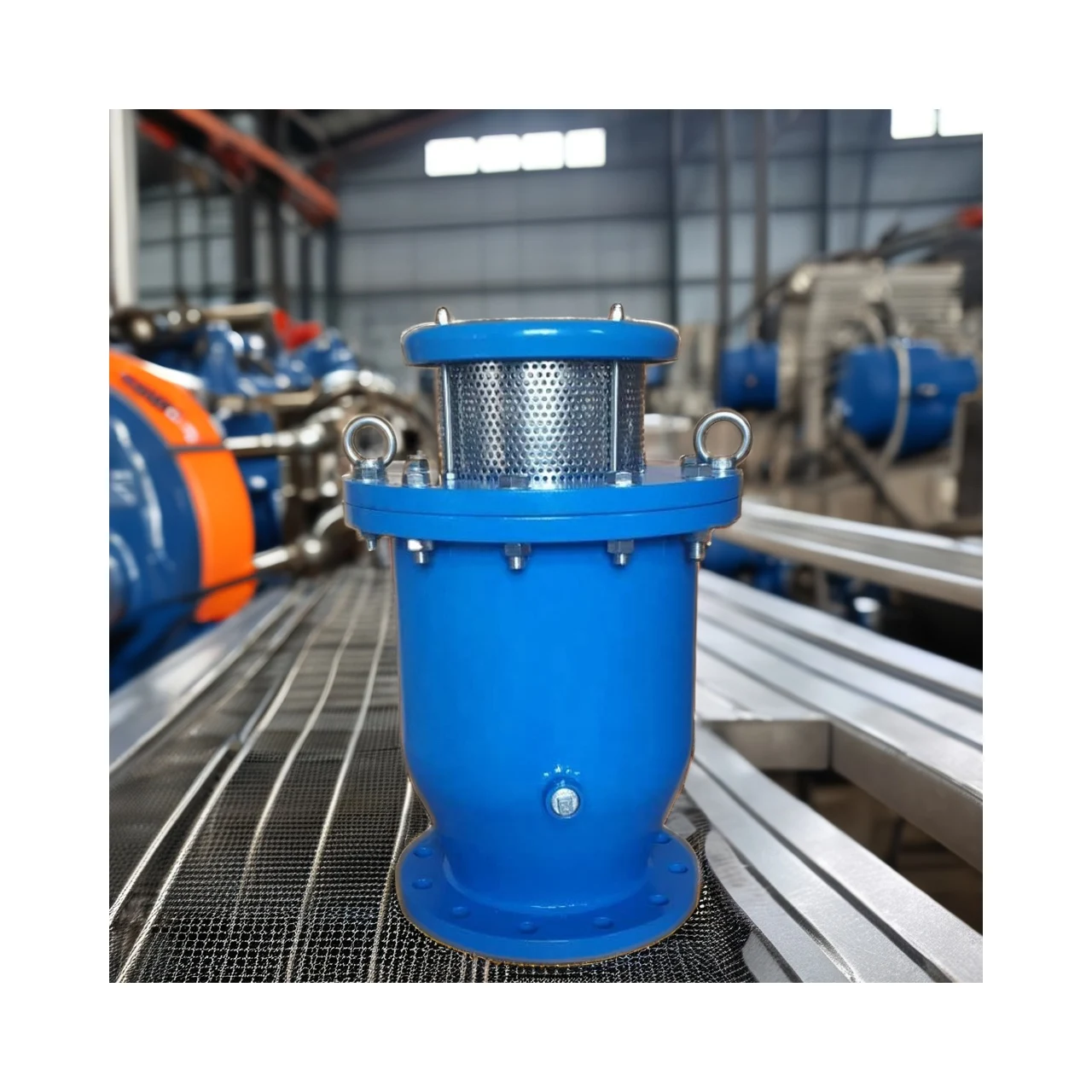 Factory Supply Big Size Triple Function Air Vent Valve Hydraulic Ball Structure for Water Media for General Application
