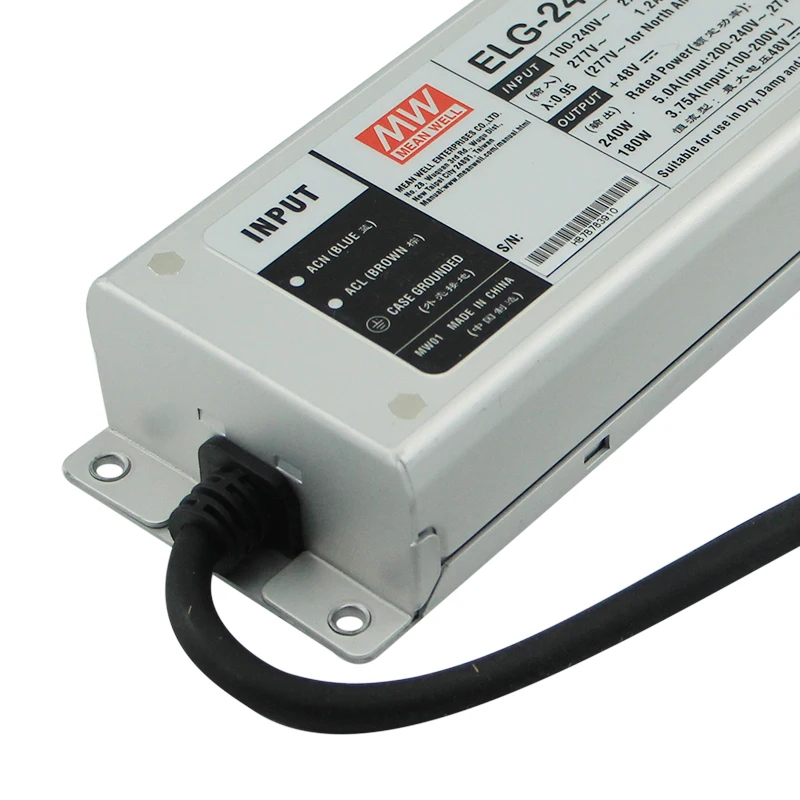 Meanwell ELG-240-48DA DALI Dimming 220V 240W 48V AC DC LED Driver For LED Street Light led power supply driver