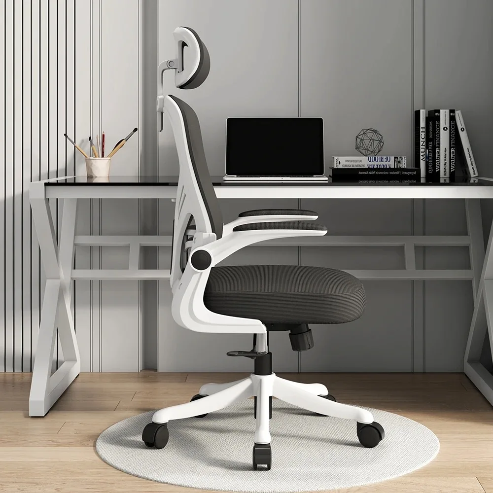 modern high back relax executive computer desk chair swivel full mesh ergonomic office visitor chair with headrest