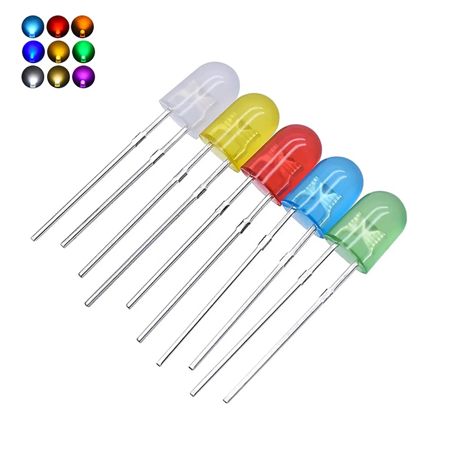 Colloidal Color-Banded 546 Elliptical Led Light-Emitting Diodes