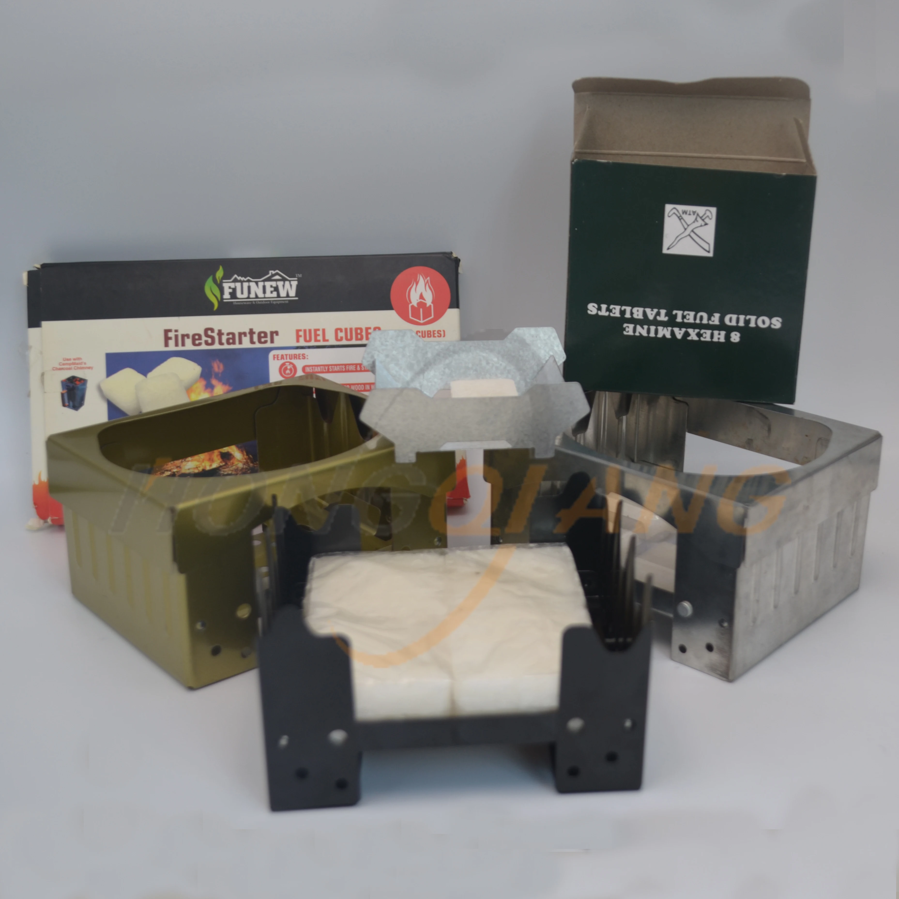 HongQiang Hinesome аксессуары для барбекю, Твердотопливная таблетка, зажигалка для малайзийской складной спиртовой металлической печи