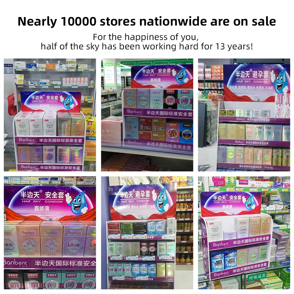 hot product  6 in 1 set of 24 condoms adult birth control products hot selling flavored condom