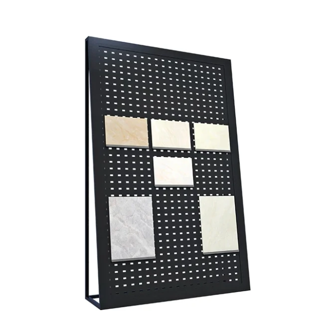 Wholesale Granite And Marble Display Stand Good Quality Metal Decorative Ceramic Tile Display Rack