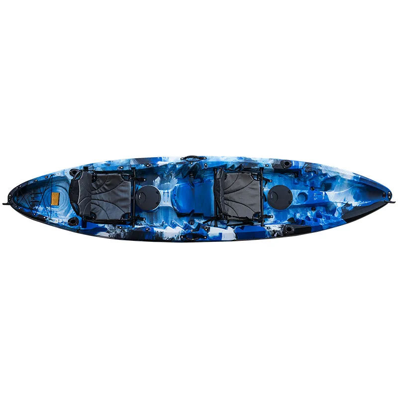 35.50kg 3.68m Sale Kayak 2+1 Seater Sit on Top Fishing Boat 3.1 - 4m OEM double recreation kayak