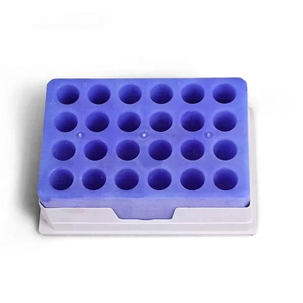 PCR ice box,  96-Well 24-Well centrifuge tube cooling rack ice free cooler box