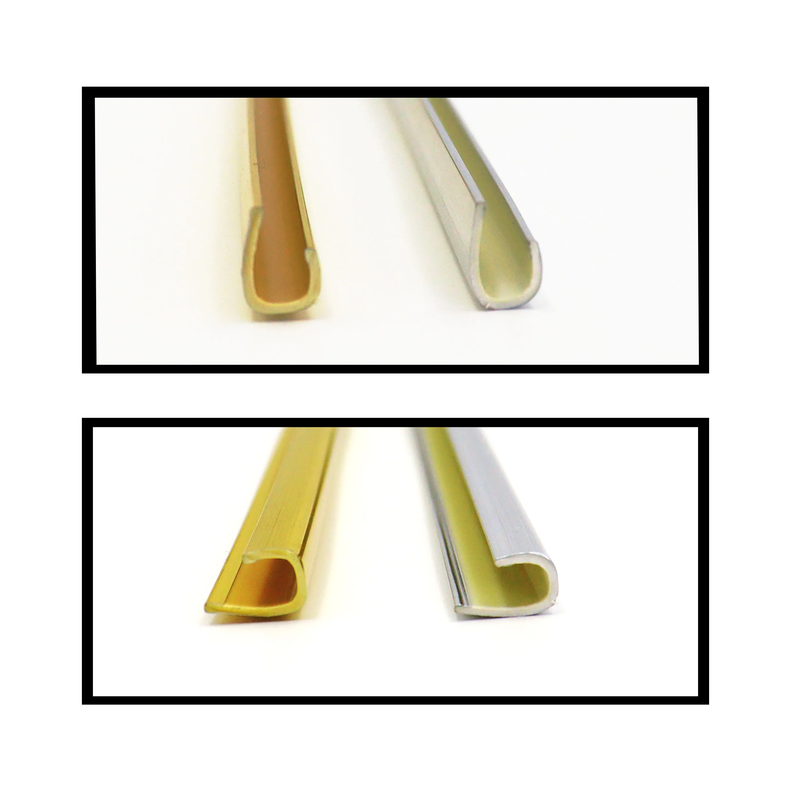 MH OEM ODM pvc u channel shaped plastic extrusion profile