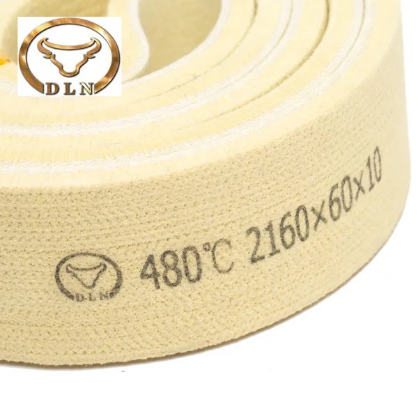 
High quality industrial para aramid seamless felt belt for aluminium extrusion handling system 