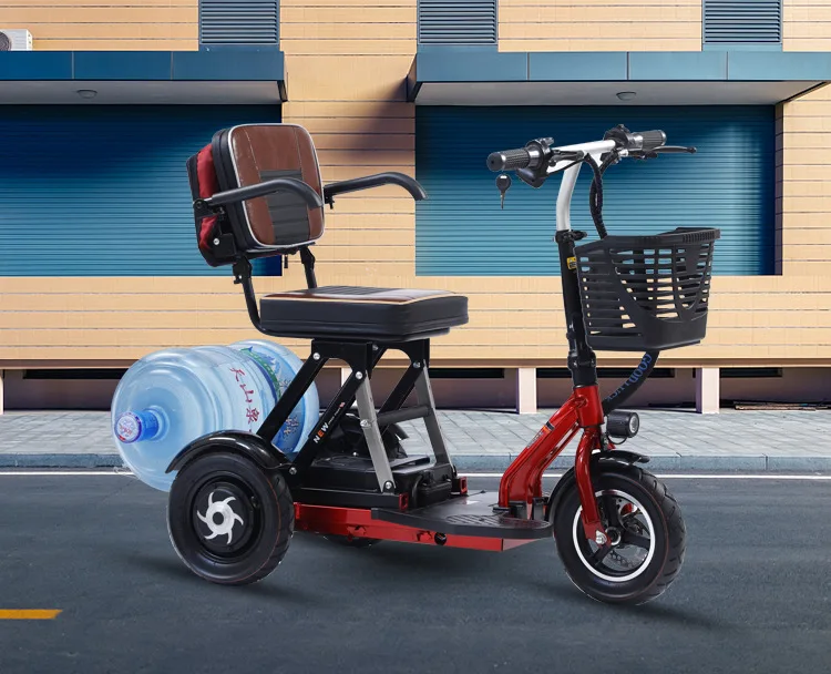Folding Electric Tricycle for Products Adult Motorcycle for Seniors Mobility Scooters disabled Three Wheeler Trike