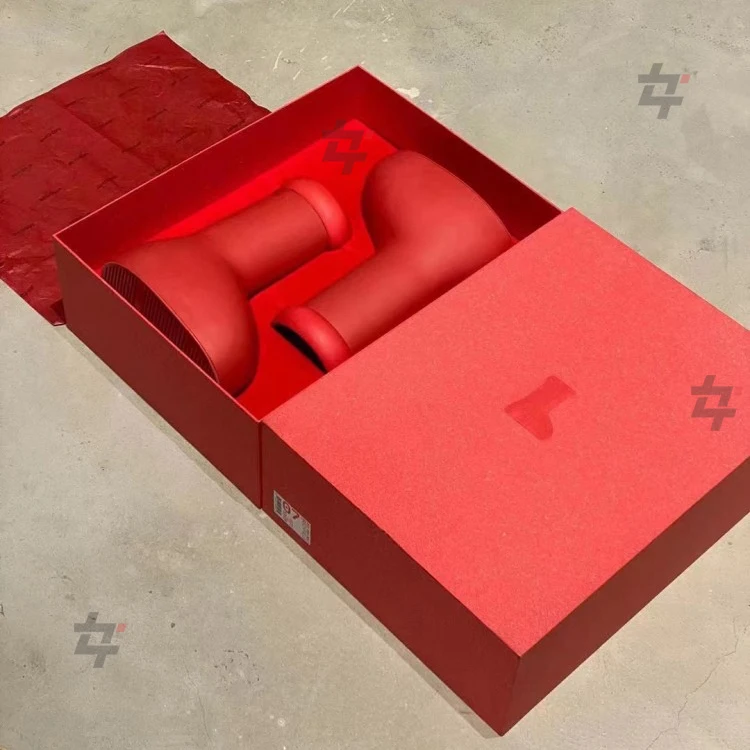 2023 Newest Fashion Trendy Rubber Shoes Original Top quality Mschf Big Red Boots EVA Pumps Luxury Cartoon Astro Boy Boots