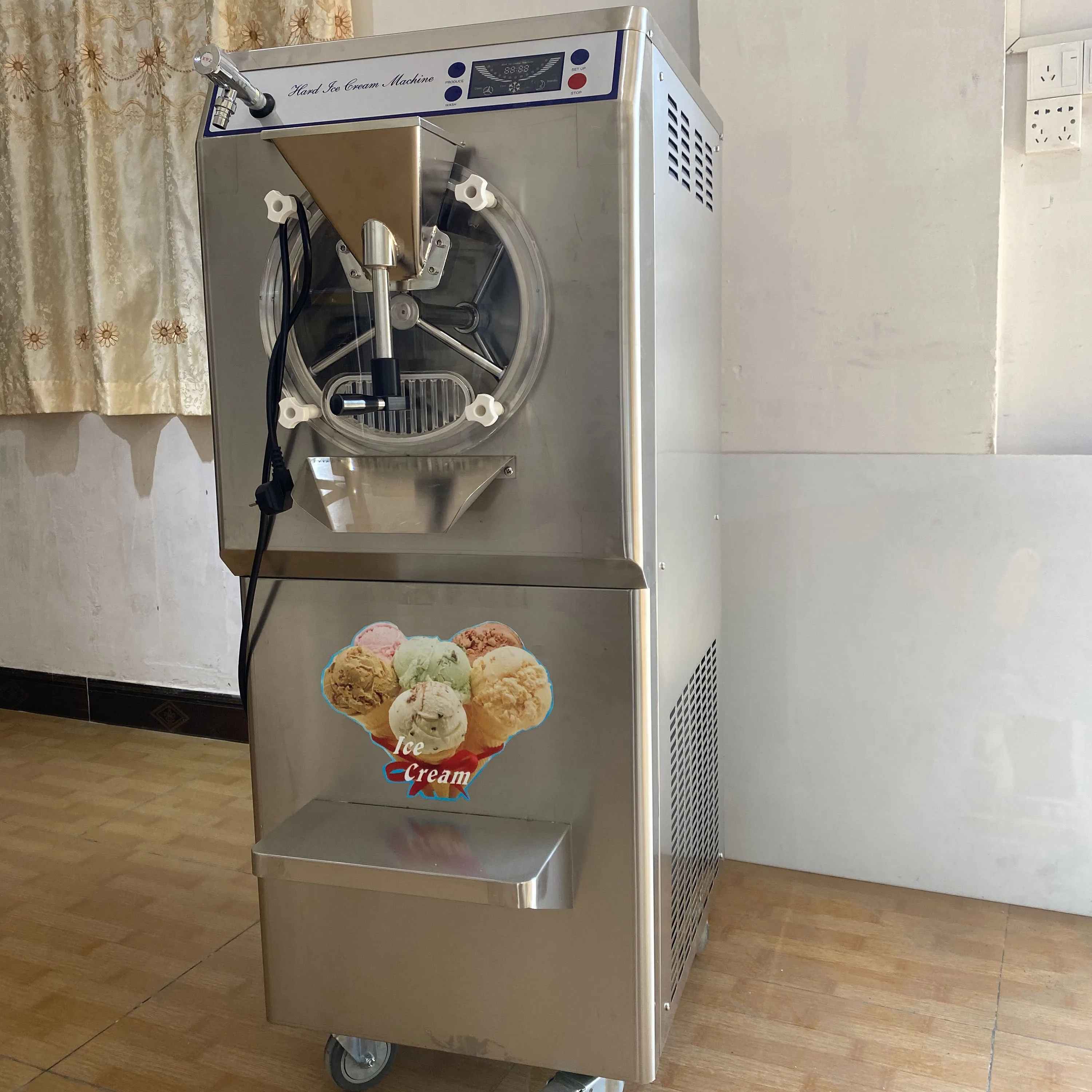 Italy ice-cream machine gelato hard batch freezer yogurt ice cream making batchfreezer italian hard ice ball