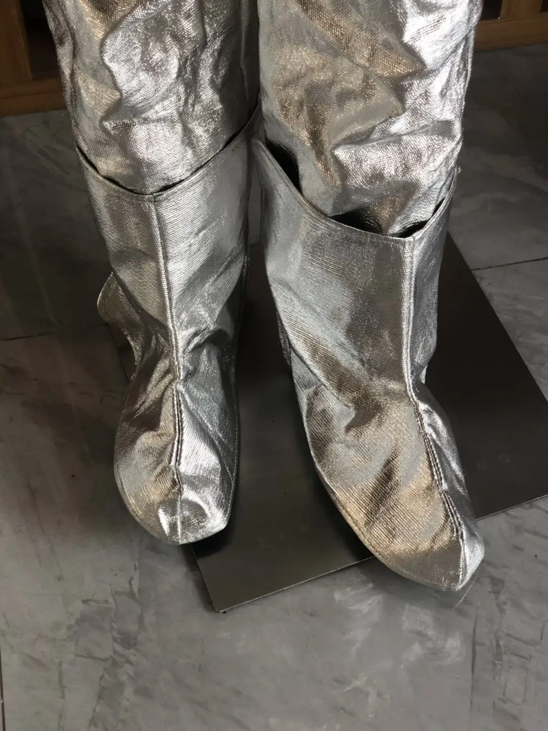 Алюминированная анти-теплового излучения, покрытие на обувь огнезащитный