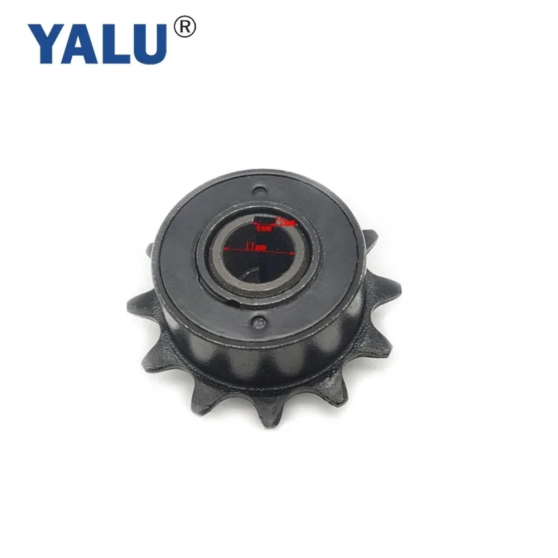 Card slot 12T single speed flywheel middle drive motor flywheel 12 Teeth Chain Sprocket For Electric Bike Motor MY1016Z MY1018