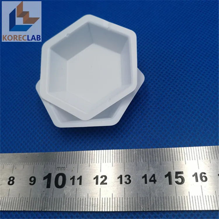 50ml Medium Size Labware Hexagonal Antistatic Plastic Weighing Dishes Weighing Boats
