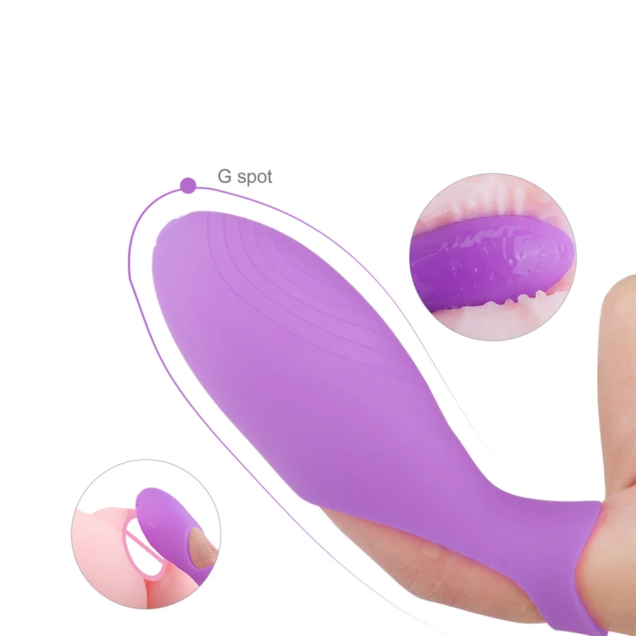 Best Silicone Finger Sleeve Vibrator G-spot Vibrating for Women Small Vibrator Sex Toy
