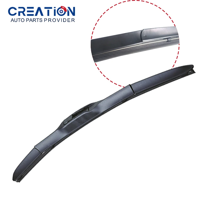 Factory wholesale price Hybrid Universal wiper blade 12-24 inch Suitable Car front Front winds shield