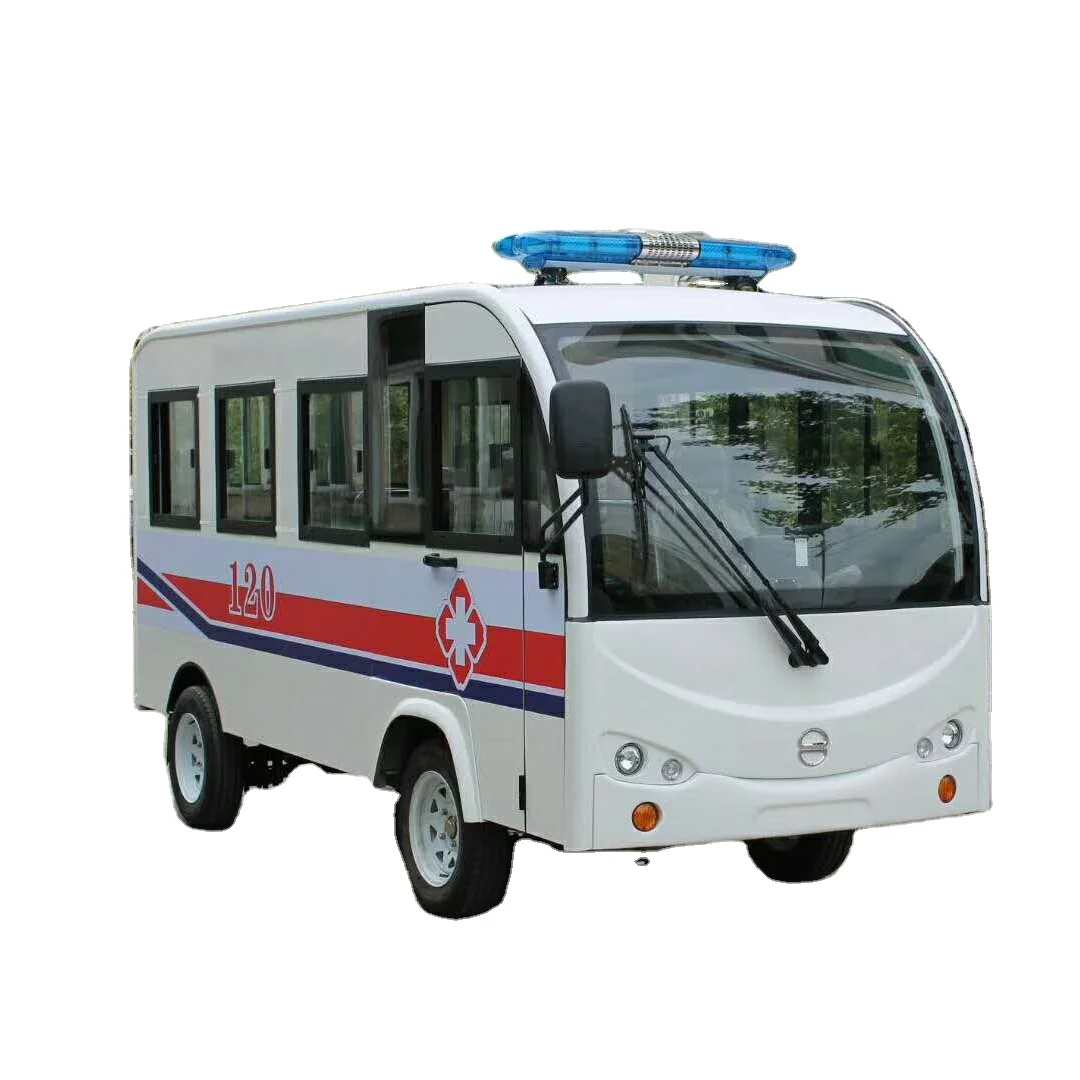 Low Speed 25km/h Max Working 80KM Electric Medical Vehicle Electric Car With Lithium or Lead-Acid Battery