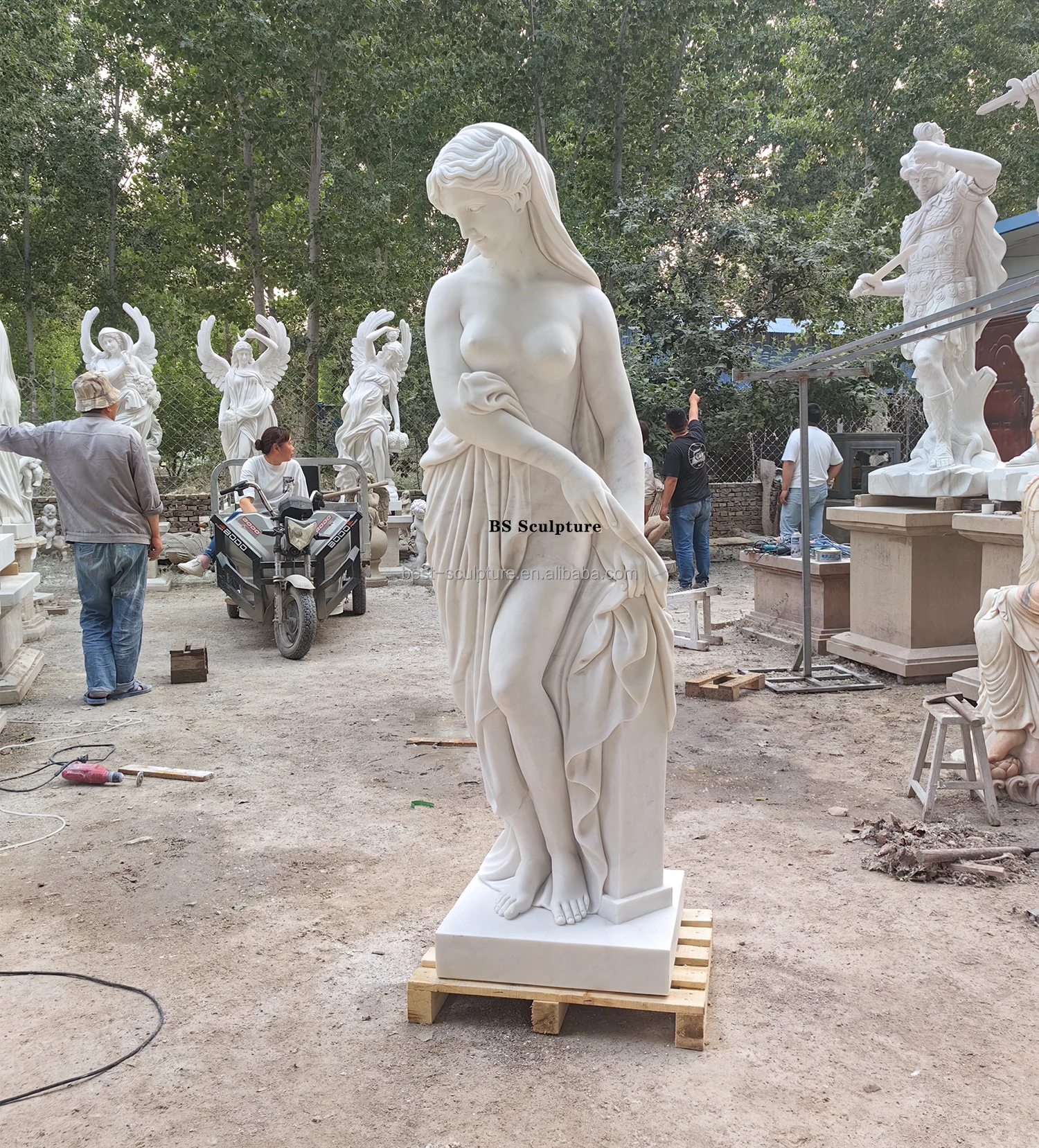 Outdoor Garden Life Size Marble Greek Four Seasons Gods Statues for Sale